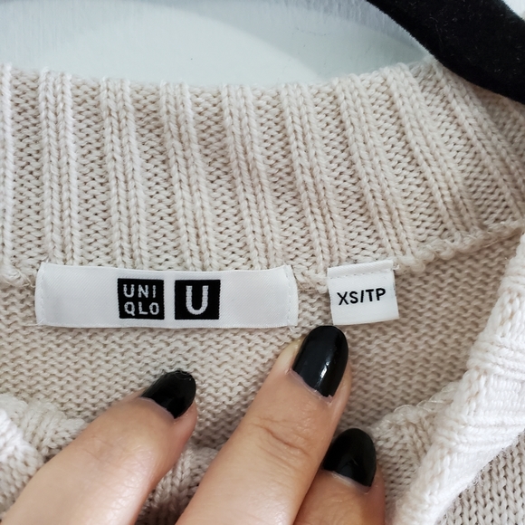 Ivory crewneck knit sweater - Uniqlo U - Picture 7 of 8